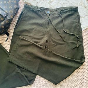 Alexi olive green pants